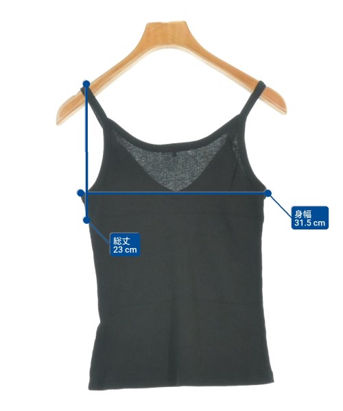 JAMES PERSE（ジェームスパース）キャミソール 黒 サイズ:1(M位) レディース/2200669656046