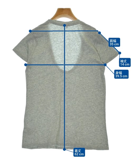 JAMES PERSE（ジェームスパース）Tシャツ・カットソー グレー サイズ:2(L位) レディース/2200685507032