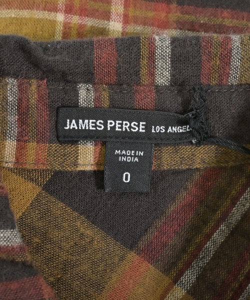 JAMES PERSE（ジェームスパース）カジュアルシャツ 茶 サイズ:0(S位) レディース/2200688186074