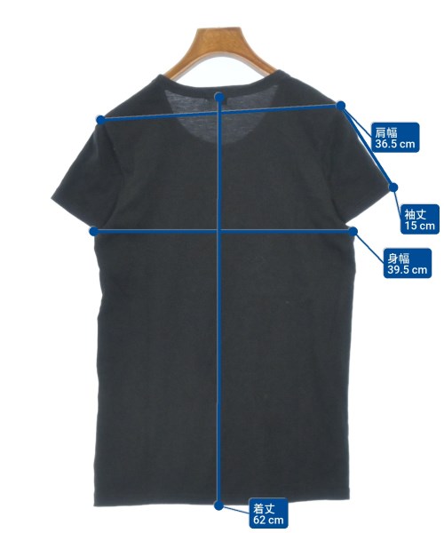 JAMES PERSE（ジェームスパース）Tシャツ・カットソー 黒 サイズ:1(M位) レディース/2200685842072