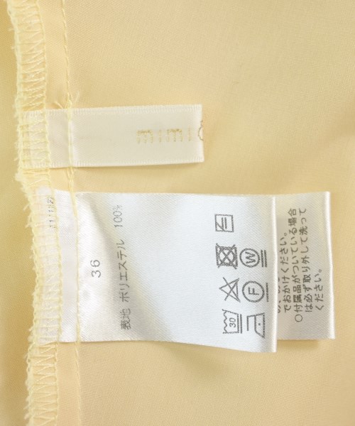 mimi&roger（ミミアンドロジャー）ブラウス 黄 サイズ:36(S位) レディース/2200612836013