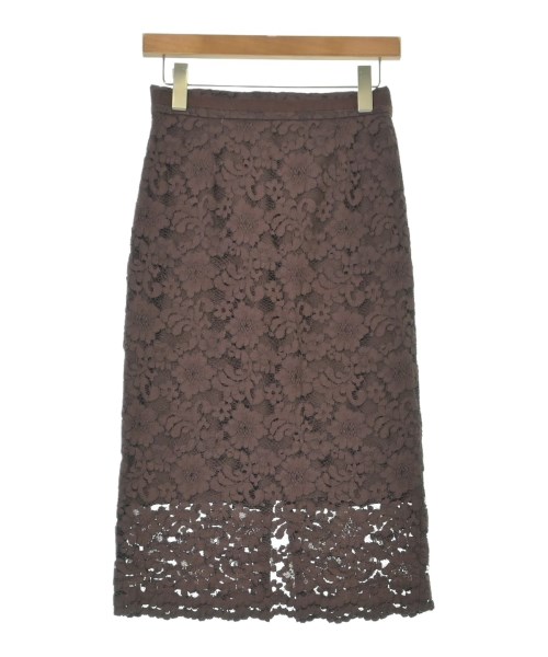 mimi&roger(ミミアンドロジャー)ロング・マキシ丈スカート 茶 サイズ:38(M位)/2200629103023