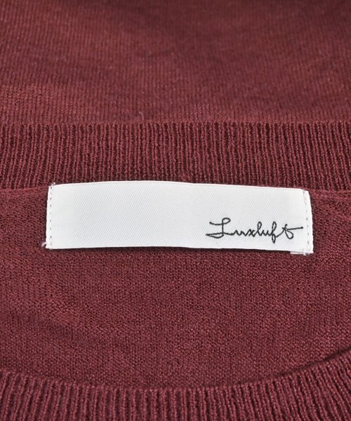 LUXLUFT（ルクスルフト）ニット・セーター 赤 サイズ:38(M位) レディース/2200615738031