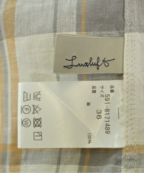 LUXLUFT（ルクスルフト）カジュアルシャツ 白 サイズ:36(S位) レディース/2200670266029