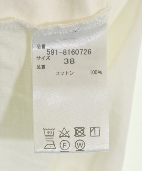 LUXLUFT（ルクスルフト）Tシャツ・カットソー 白 サイズ:38(M位) レディース/2200716842620