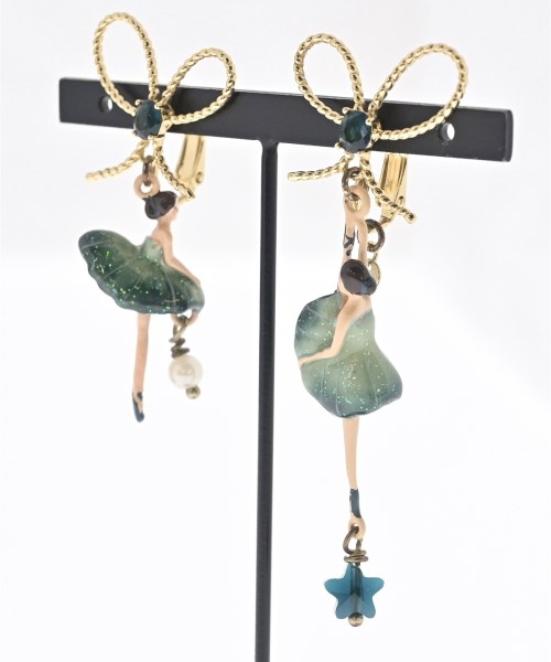 Les Nereides（レネレイド）ピアス 緑 サイズ:- レディース/2200669154078