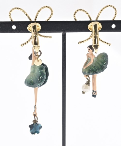 Les Nereides（レネレイド）ピアス 緑 サイズ:- レディース/2200669154078