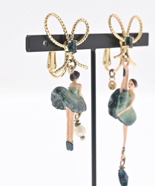 Les Nereides（レネレイド）ピアス 緑 サイズ:- レディース/2200669154078