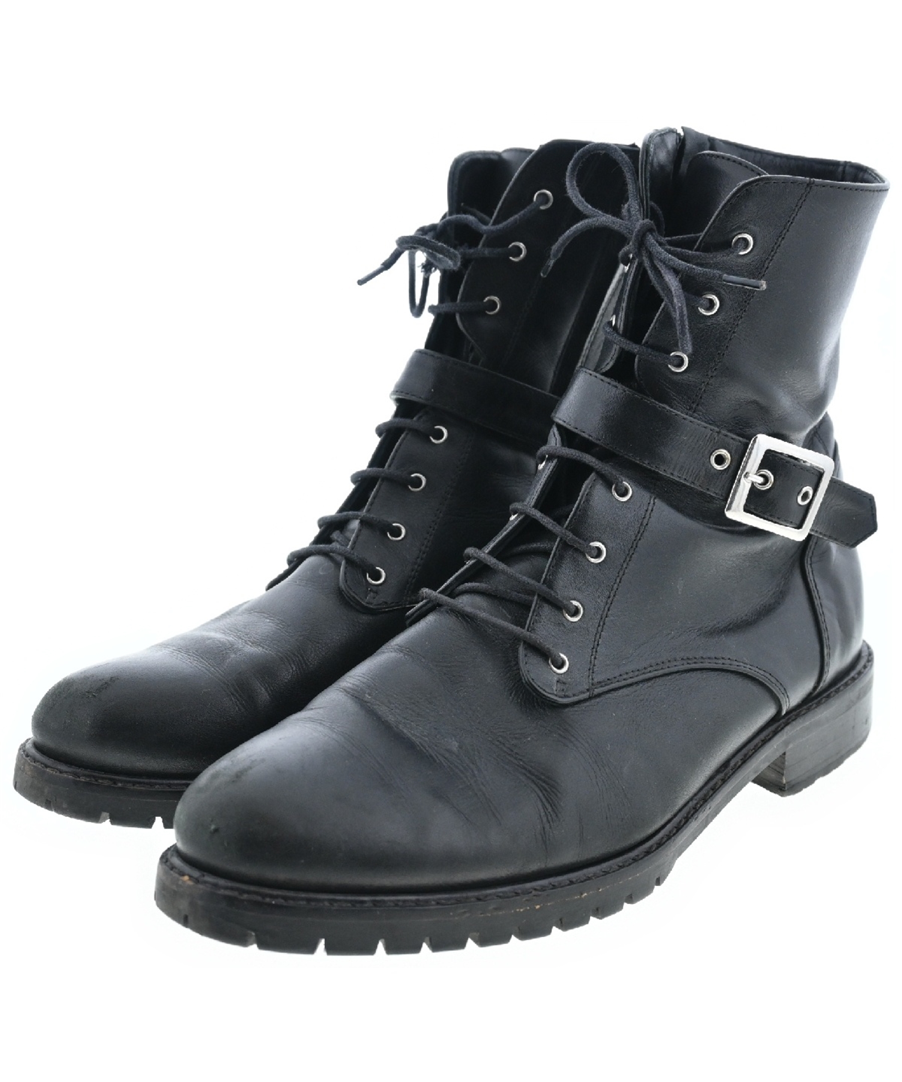 FABIO RUSCONI ファビオルスコーニ ブーツ レディース 【古着】【中古】 FABIO RUSCONI（ファビオルスコーニ）ブーツ 黒 サイズ:EU39(25.5cm位