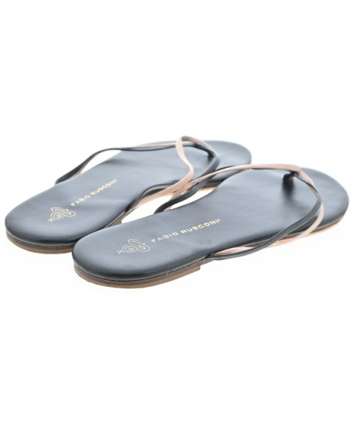 FABIO RUSCONI（ファビオルスコーニ）サンダル 黒 サイズ:EU38(24.5cm位) レディース/2200629839243