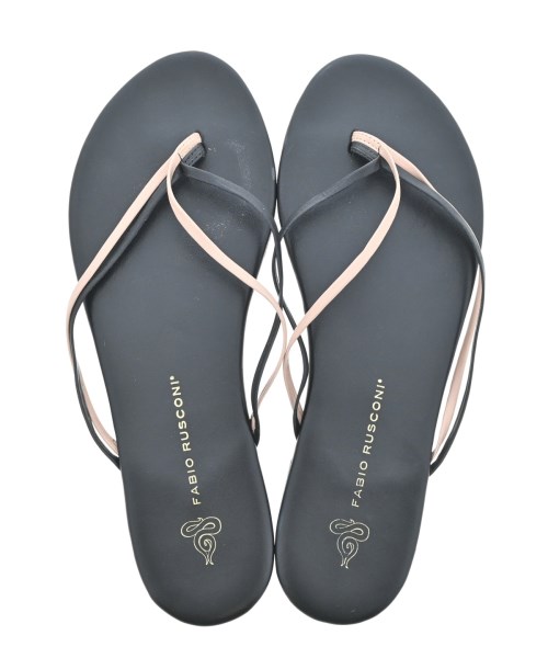 FABIO RUSCONI（ファビオルスコーニ）サンダル 黒 サイズ:EU38(24.5cm位) レディース/2200629839243