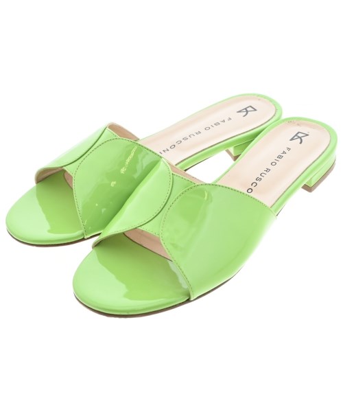 FABIO RUSCONI(ファビオルスコーニ)サンダル 緑 サイズ:EU39(25.5cm位)/2200628175014