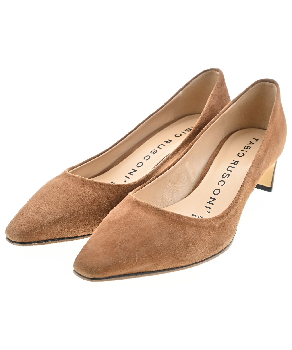 FABIO RUSCONI（ファビオルスコーニ）パンプス ベージュ サイズ:EU38
