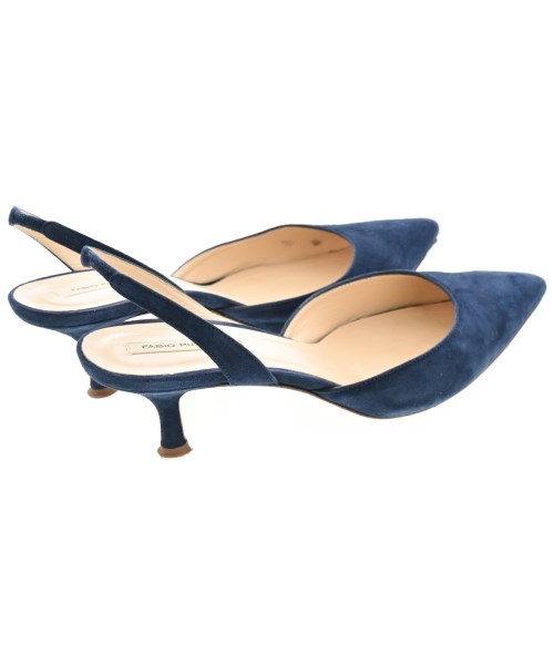 FABIO RUSCONI（ファビオルスコーニ）パンプス 紺 サイズ:EU38 1/2(25cm位) レディース/2200626363086