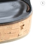 FABIO RUSCONI（ファビオルスコーニ）サンダル 黒 サイズ:EU35(21.5cm位) レディース/2200617429074