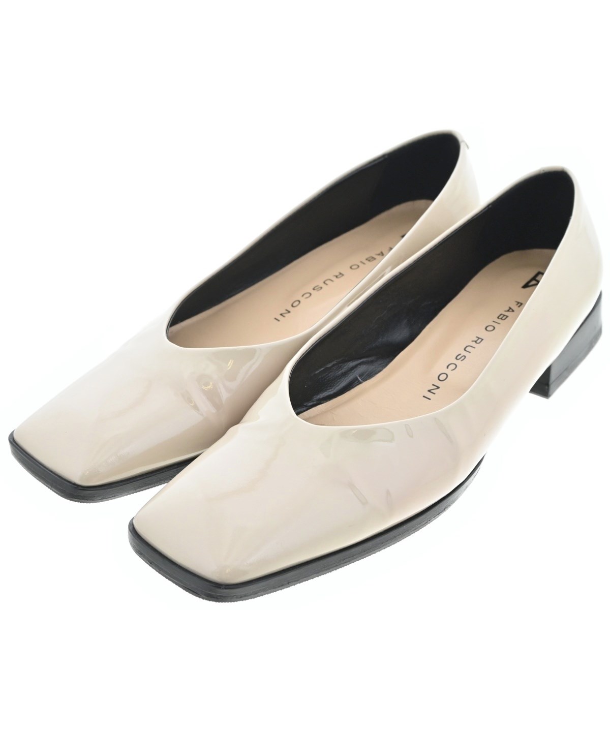 FABIO RUSCONI（ファビオルスコーニ）パンプス ベージュ サイズ:EU35