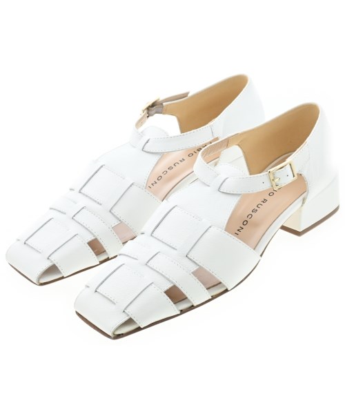 FABIO RUSCONI(ファビオルスコーニ)サンダル 白 サイズ:EU37(23.5cm位)/2200674612136