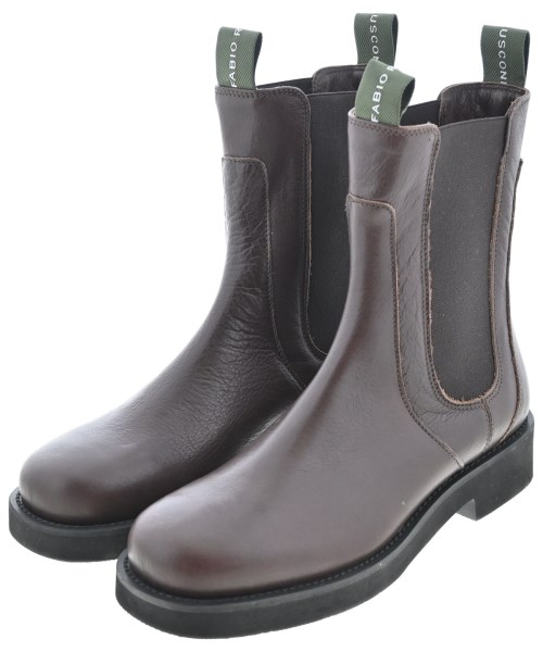 FABIO RUSCONI(ファビオルスコーニ)ブーツ 茶 サイズ:EU38(24.5cm位)/2200672250071