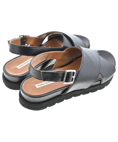 FABIO RUSCONI（ファビオルスコーニ）サンダル 黒 サイズ:EU39(25.5cm位) レディース/2200672705861