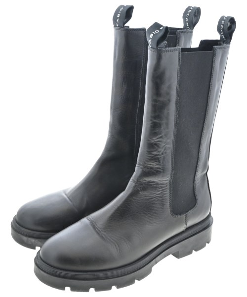 FABIO RUSCONI(ファビオルスコーニ)ブーツ 黒 サイズ:EU37(23.5cm位)/2200674186033