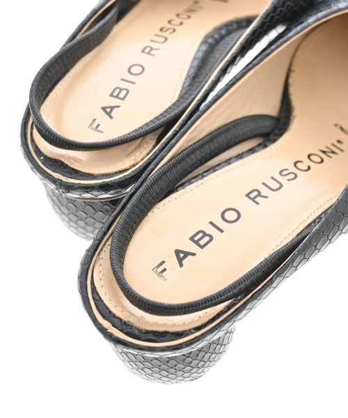 FABIO RUSCONI（ファビオルスコーニ）パンプス 黒 サイズ:EU38(24.5cm位) レディース/2200687432110