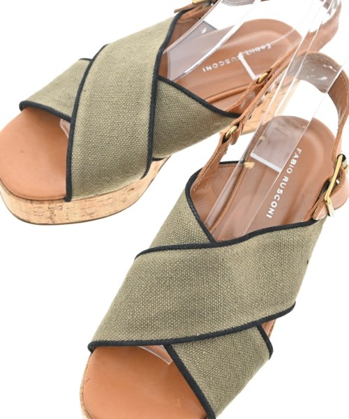 FABIO RUSCONI（ファビオルスコーニ）サンダル グレー サイズ:EU37(23.5cm位) レディース/2200651816298