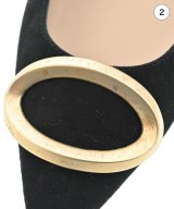 FABIO RUSCONI（ファビオルスコーニ）パンプス 黒 サイズ:EU36(22.5cm位) レディース/2200662332015