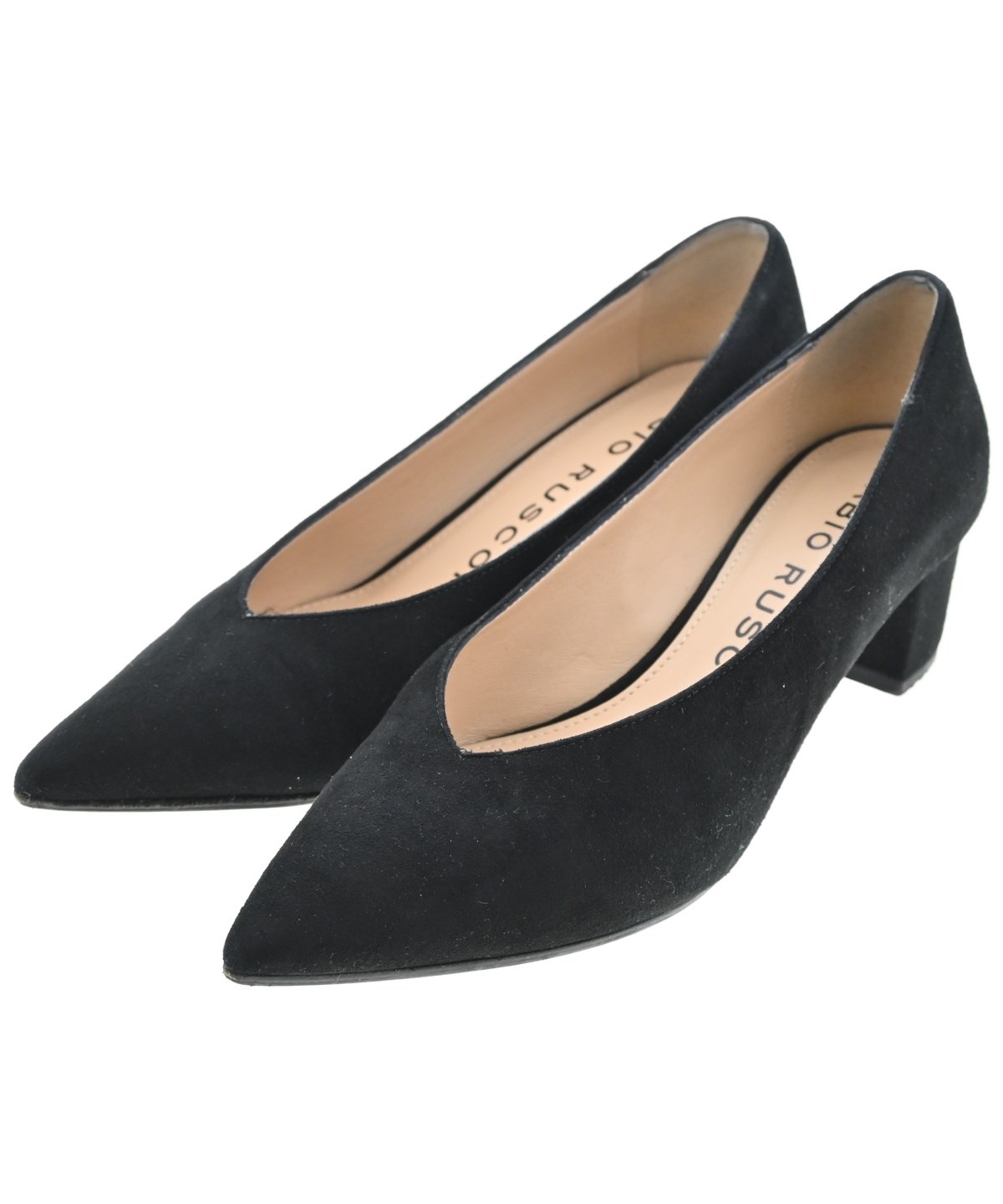 FABIO RUSCONI（ファビオルスコーニ）パンプス 黒 サイズ:EU37(23.5cm