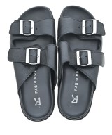 FABIO RUSCONI（ファビオルスコーニ）サンダル 黒 サイズ:EU37(23.5cm位) レディース/2200643167056