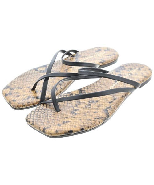 FABIO RUSCONI(ファビオルスコーニ)サンダル 黒 サイズ:EU37(23.5cm位)/2200636134775