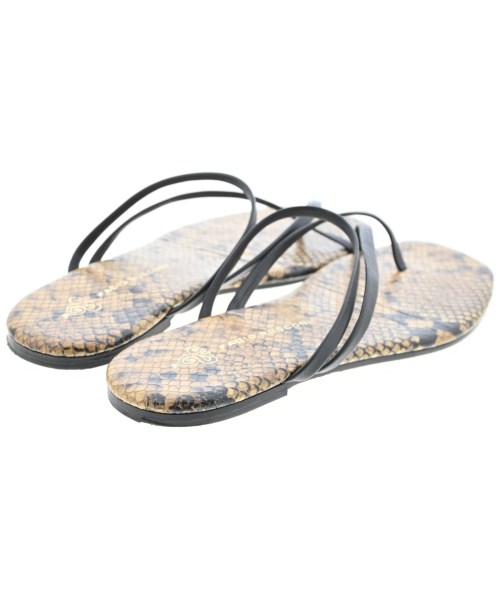 FABIO RUSCONI（ファビオルスコーニ）サンダル 黒 サイズ:EU37(23.5cm位) レディース/2200636134775