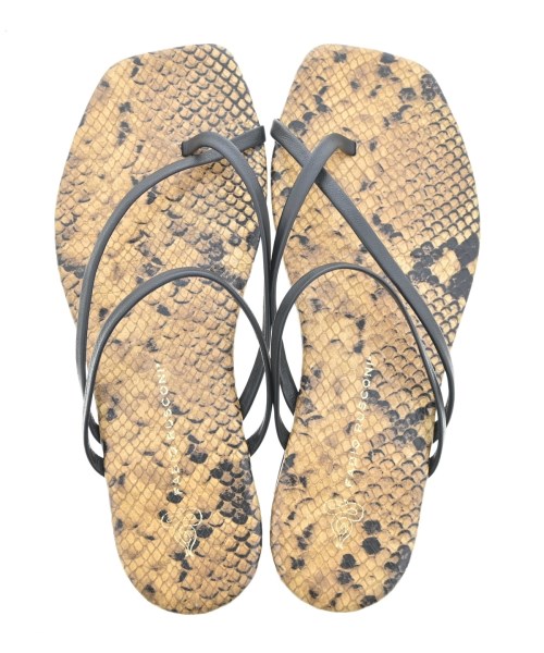 FABIO RUSCONI（ファビオルスコーニ）サンダル 黒 サイズ:EU37(23.5cm位) レディース/2200636134775