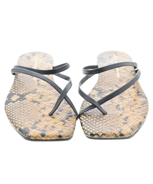 FABIO RUSCONI（ファビオルスコーニ）サンダル 黒 サイズ:EU37(23.5cm位) レディース/2200636134775