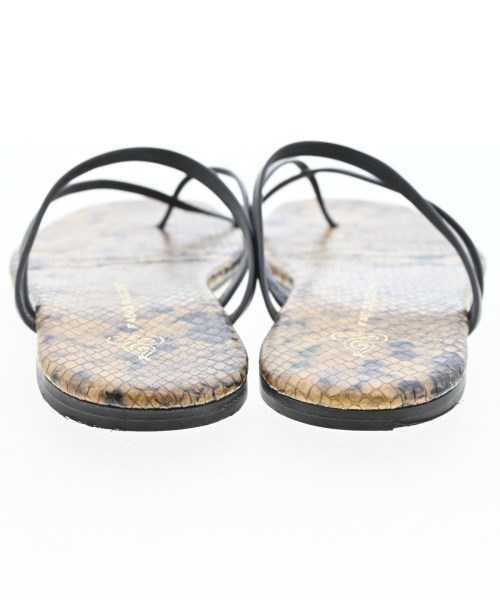 FABIO RUSCONI（ファビオルスコーニ）サンダル 黒 サイズ:EU37(23.5cm位) レディース/2200636134775