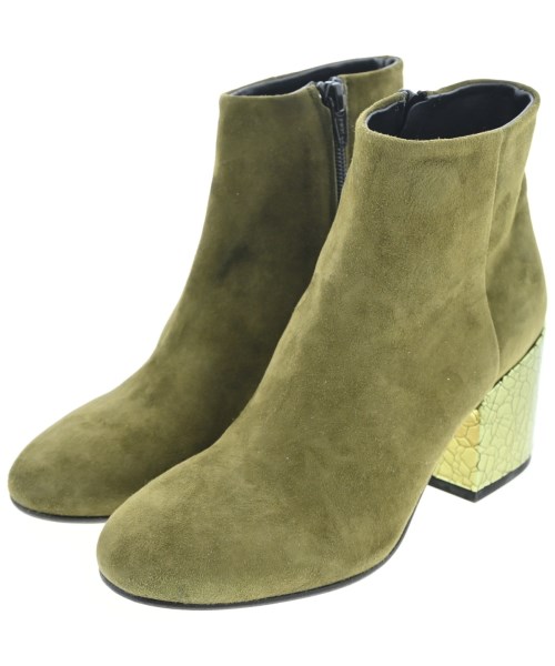 FABIO RUSCONI(ファビオルスコーニ)ブーツ カーキ サイズ:EU36(22.5cm位)/2200640067236