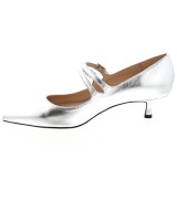 FABIO RUSCONI（ファビオルスコーニ）パンプス シルバー サイズ:EU36 1/2(23cm位) レディース/2200703944689