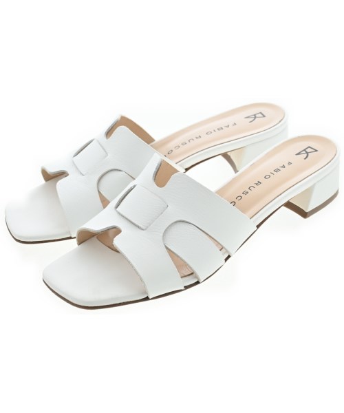 FABIO RUSCONI(ファビオルスコーニ)サンダル 白 サイズ:EU37(23.5cm位)/2200660013268