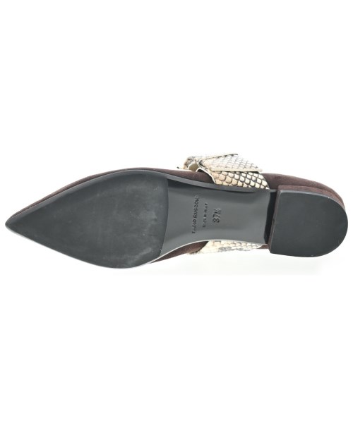 FABIO RUSCONI（ファビオルスコーニ）パンプス 茶 サイズ:EU37 1/2(24cm位) レディース/2200672071713