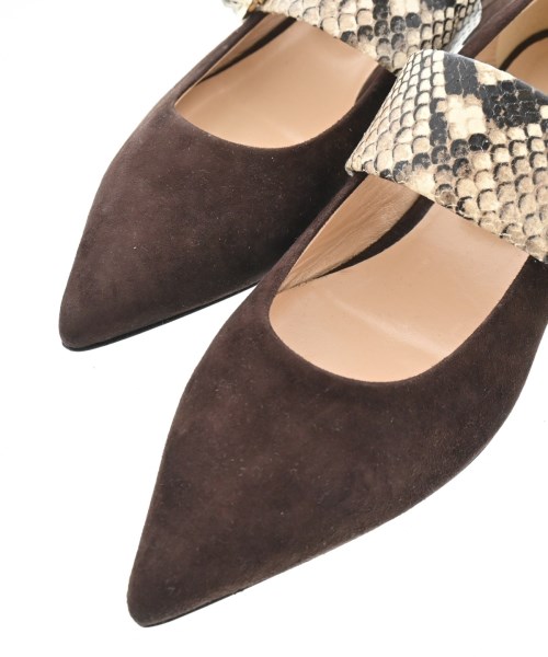 FABIO RUSCONI（ファビオルスコーニ）パンプス 茶 サイズ:EU37 1/2(24cm位) レディース/2200672071713