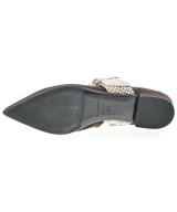 FABIO RUSCONI（ファビオルスコーニ）パンプス 茶 サイズ:EU37 1/2(24cm位) レディース/2200672071713