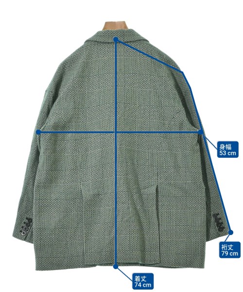 GREED（グリード）テーラードジャケット 緑 サイズ:S レディース/2200628172020