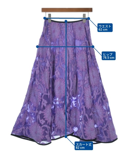 GREED（グリード）ロング・マキシ丈スカート 紫 サイズ:M レディース/2200641693052