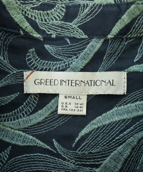 GREED（グリード）カジュアルシャツ 紺 サイズ:S レディース/2200612135550