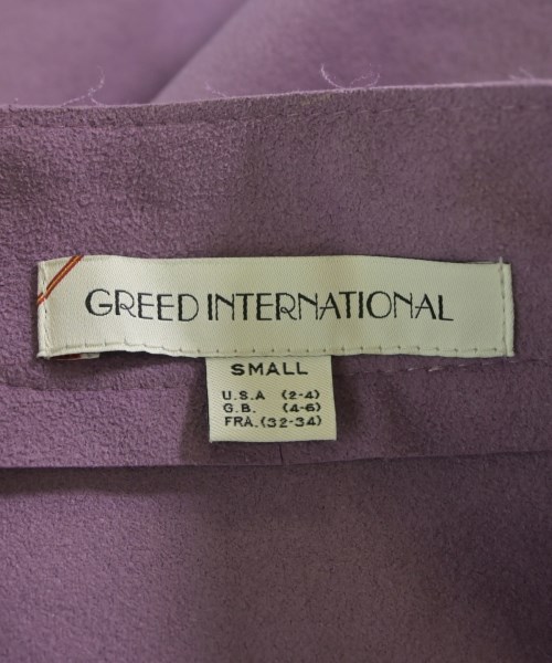GREED（グリード）ノーカラージャケット 紫 サイズ:S レディース/2200604786012