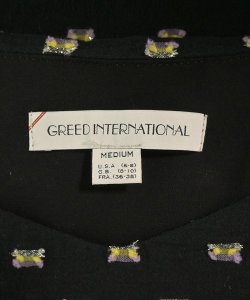 GREED INTERNATIONAL（グリードインターナショナル）ブラウス 黒 サイズ:M レディース/2200724002177