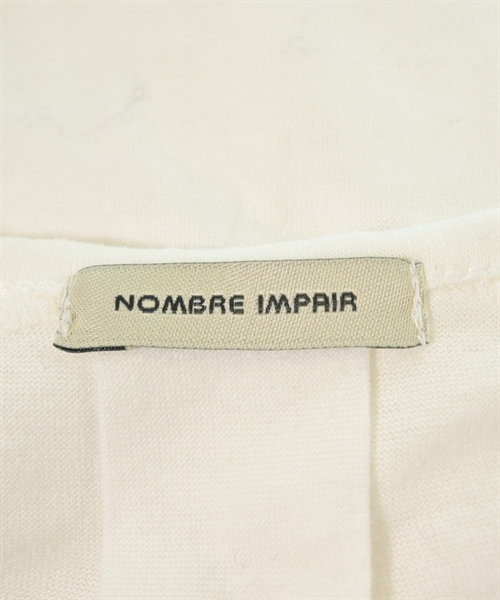 NOMBRE IMPAIR（ノンブルアンペール）Tシャツ・カットソー 白 サイズ:F レディース/2200630070031
