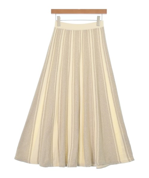 NOMBRE IMPAIR(ノンブルアンペール)ロング・マキシ丈スカート 白 サイズ:F/2200677905020