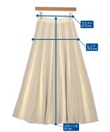 NOMBRE IMPAIR（ノンブルアンペール）ロング・マキシ丈スカート 白 サイズ:F レディース/2200677905020