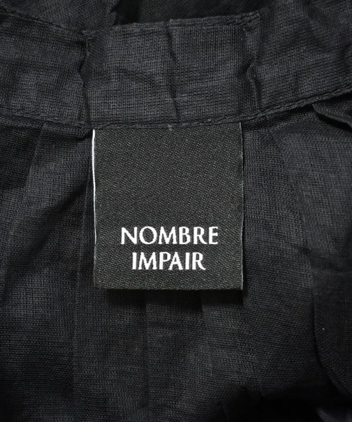 NOMBRE IMPAIR（ノンブルアンペール）カジュアルシャツ 黒 サイズ:F レディース/2200692055021