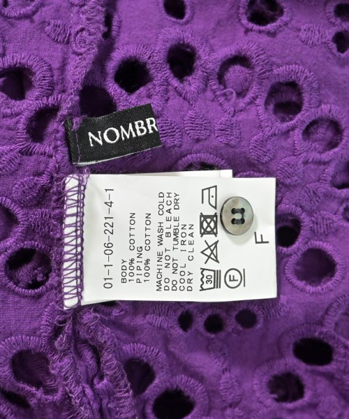 NOMBRE IMPAIR（ノンブルアンペール）カジュアルシャツ 紫 サイズ:F レディース/2200692055038
